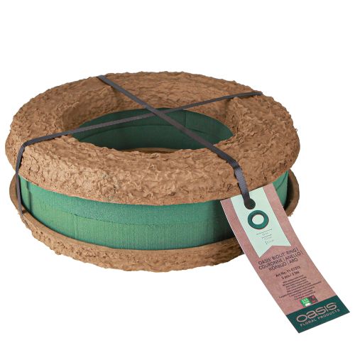 Artikel OASIS® Biolit® Blomsterskum Grøn Ringkrans 32cm 2 stk