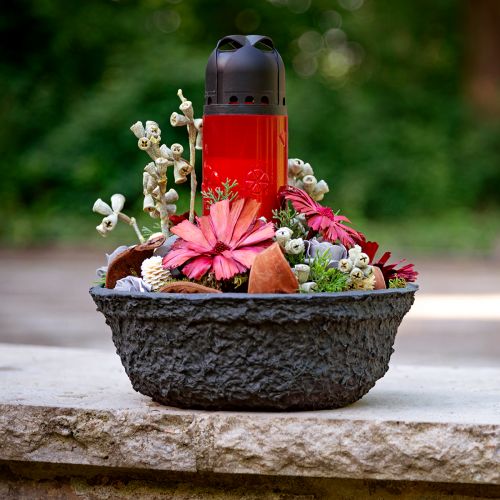 Artikel Oasis Sort Biolit Planteskål Blomsterskål Sort Ø26cm