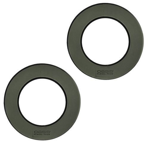 Artikel Blomsterskum krans ring sort Ø30cm 2 stk