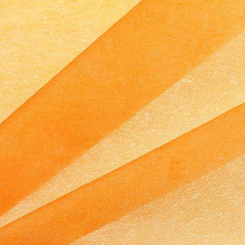 Artikel Dekorativ fleece 60cm x 20m lys orange