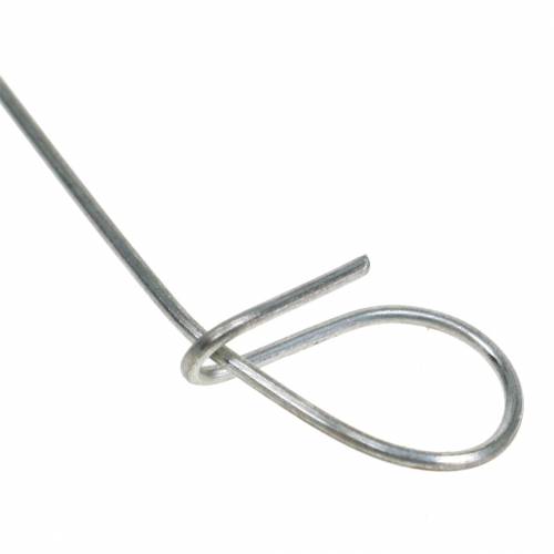 Artikel Øjebindingstråd sølvgalvaniseret 1mm x 120mm 100 stk