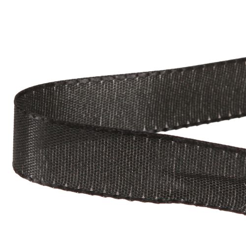 Artikel Dekorativt gavebånd sort bånd selvedge 15mm 3m 10 stk