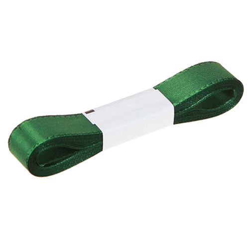 Artikel Dekorativt bånd grønt gavebånd selvedge mørkegrøn 15mm 3m x 10 stk