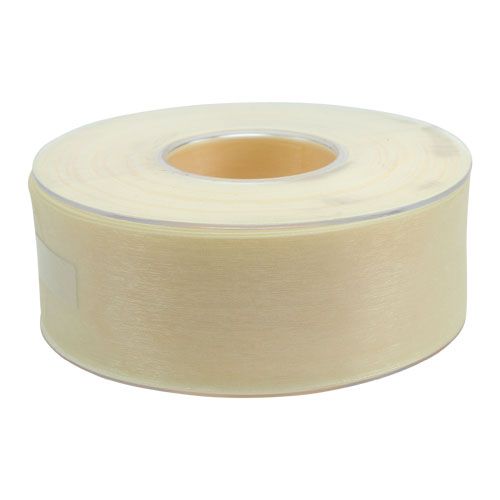 Artikel Organzabånd med selvkant 4,0cm 50m creme
