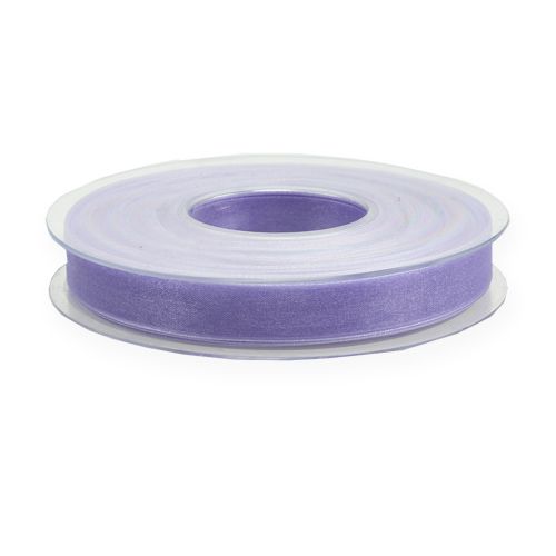 Artikel Organza bånd gavebånd lilla bånd selvkant 15mm 50m