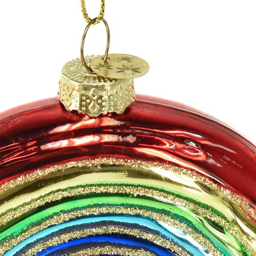 Floristik24 Glas Regnbue Ornament - Festlig juletræsdekoration med skinnende farver
