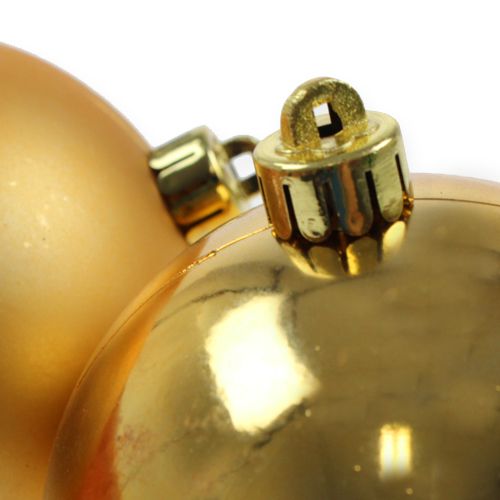 Artikel Julekugle guld 10cm 4 stk