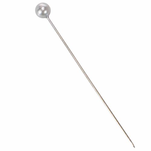 Perlehovednåle Ø6mm 65mm sølv