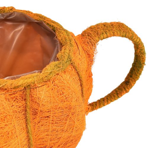 Artikel Plantekrukke græskar dekoration orange gul grøn Ø19cm H12cm
