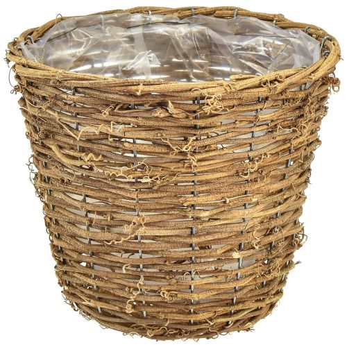Artikel Plantekurv plantepottepottemaskine naturranke Ø25cm H22,5cm
