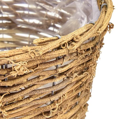 Artikel Plantekurv plantepottepottemaskine naturranke Ø25cm H22,5cm