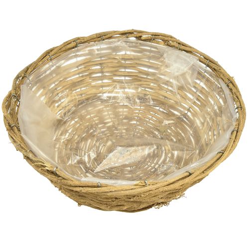 Artikel Planteskål dekorativ skål rund naturlige vinstokke Ø35cm H12cm