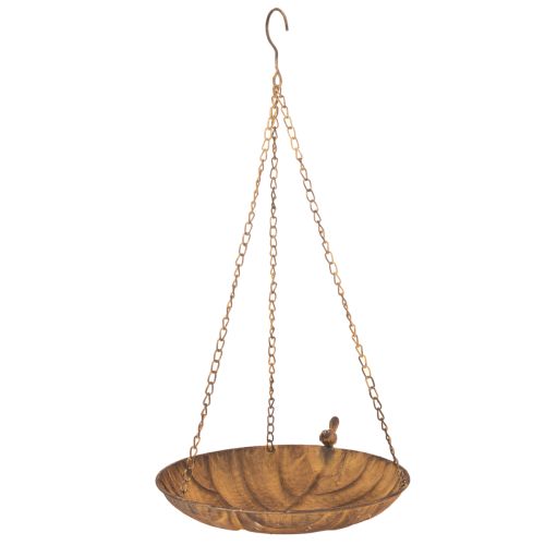 Dekorativ hængeskål, havedekoration, rustlook, Ø31 cm, L62 cm købe | Floristik24.dk