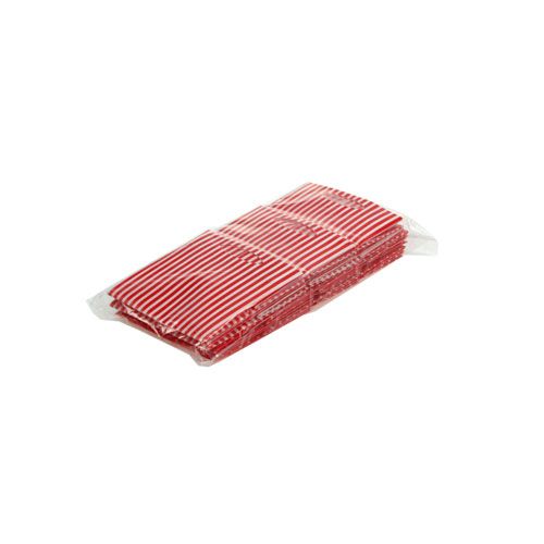 Floristik24 Plastpose rød sort. 6,5 cm x 6,5 cm 12 stk