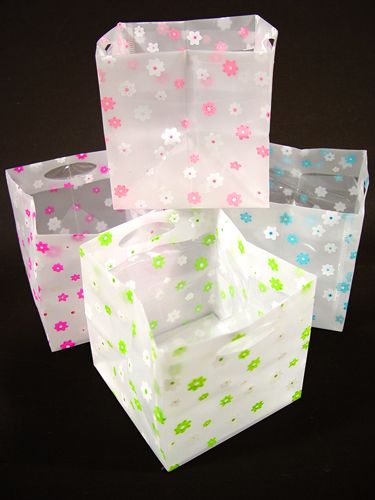 Floristik24 Plastpose 12x12cm 12stk. sorterede