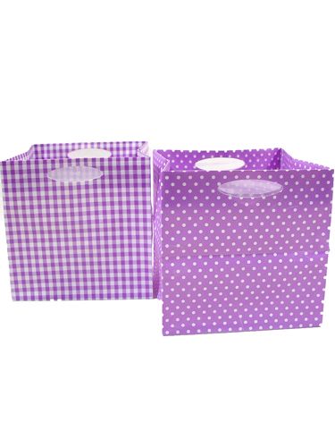 Plastpose 12x12cm 12stk. violet | Floristik24.dk