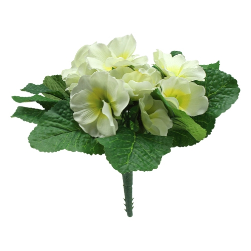 Floristik24 Kunstige blomster primula creme