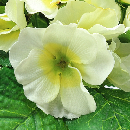 Floristik24 Kunstige blomster primula creme