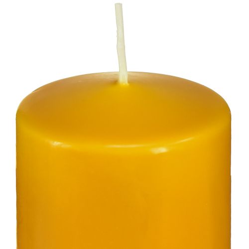 Artikel PURE søjlelys gul honning Wenzellys 130/60mm