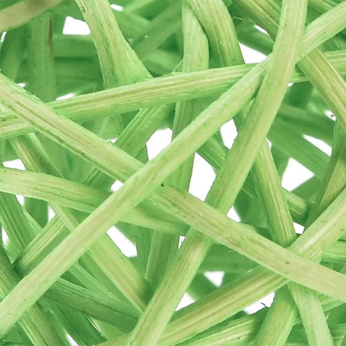 Artikel Rattankugler grøn lysegrøn creme assorteret rattan Ø5cm 24 stk