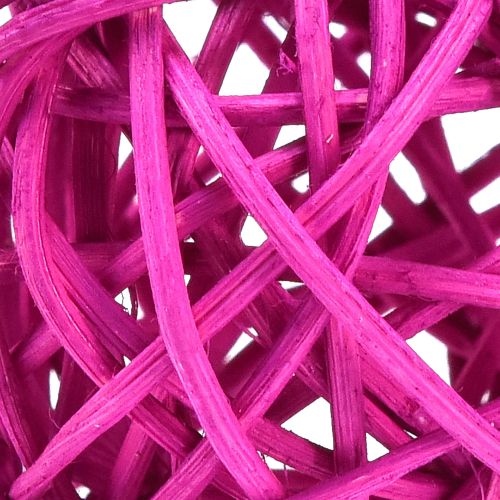 Artikel Rattankugler lys pink pink lilla assorteret rattan Ø5cm 24 stk