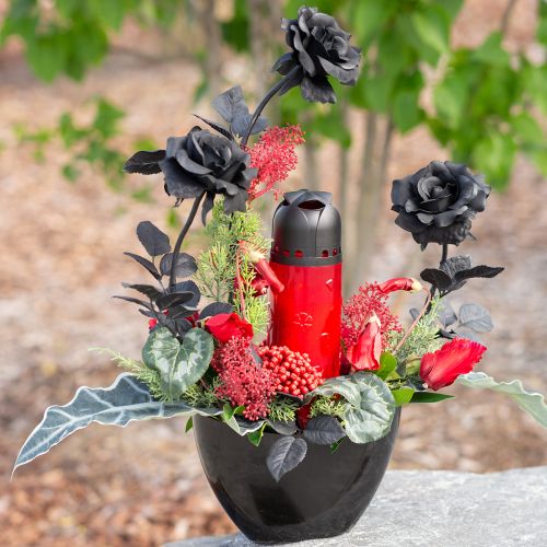 Artikel Rose silkeblomst sort 63cm