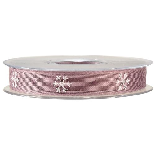 Artikel Dekorativt bånd snefnug dekorativt bånd pink B15mm L15m