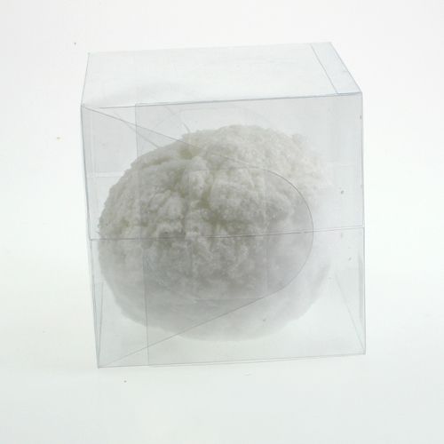 Floristik24 Snowball med glitter hvid 25 cm