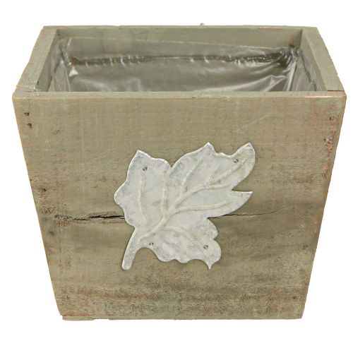 Artikel Shabby Chic Træplantekasse Grå 11×14,5×14cm