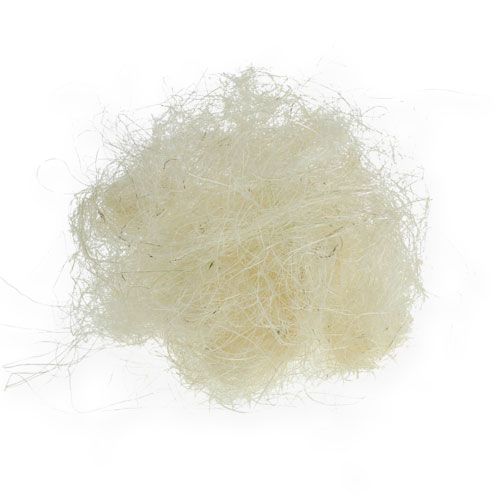 Floristik24 Bleget sisal, fiberfill, naturprodukt 300g