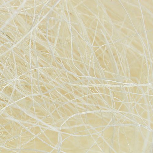 Floristik24 Bleget sisal, fiberfill, naturprodukt 300g