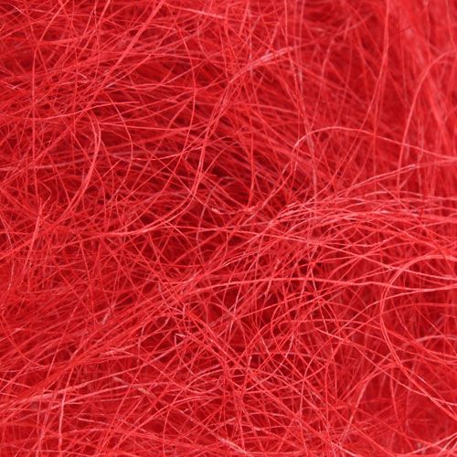 Artikel Sisal rød, juledekoration, sisal uld 300g