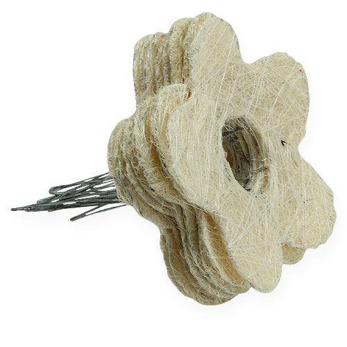 Floristik24 Sisal blomstermanchet bleget Ø15cm 10 stk
