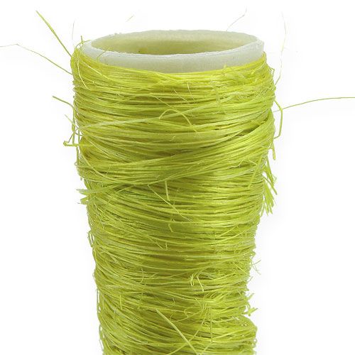 Floristik24 Sisal tragt lysegrøn Ø3cm L30cm 12stk