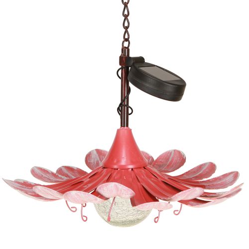 Artikel Solar LED Blomsterhave Lys LED Metal Pink Ø30cm