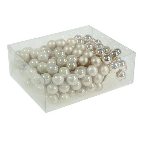 Artikel Spejlbær beige mix 25mm 140stk