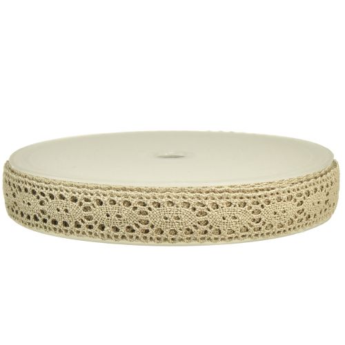 Artikel Blondebånd dekorative bånd blonde beige B18mm 20m