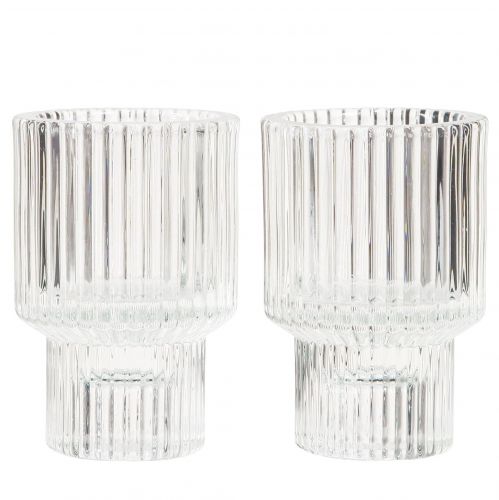 Artikel Pindelysestage glas fyrfadsstage Ø5cm H8cm 4 stk
