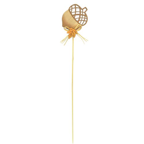 Artikel Blomsterprop træagern dekoration efterår 7x10cm 12 stk