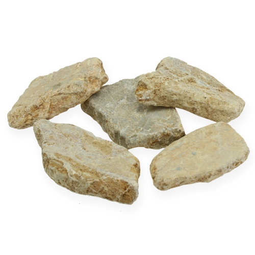 Mosaiksten i nettet lysebrun mat 3cm - 8cm 1kg