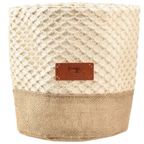 Artikel Stofkurv Utensilo plantekasse naturcreme Ø16cm Ø19cm
