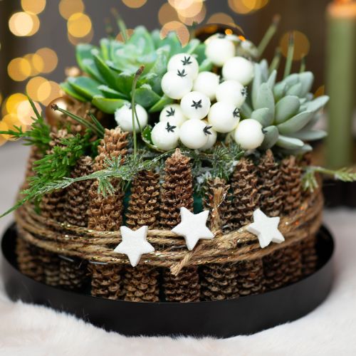 Artikel Spredte stjerner med glittercreme 2,5 cm 96 stk.