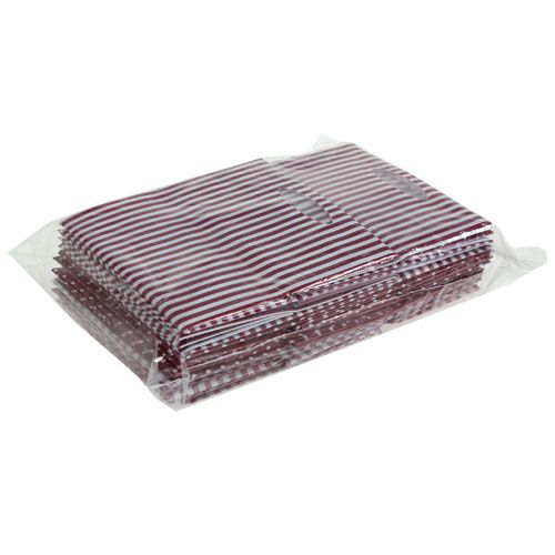 Floristik24 Taske plastik Bordeaux sort. 12cm x 12cm 12stk