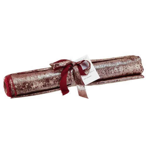 Artikel Bordbånd dekorative bånd Bordeaux guld frynser B28cm L2,5m