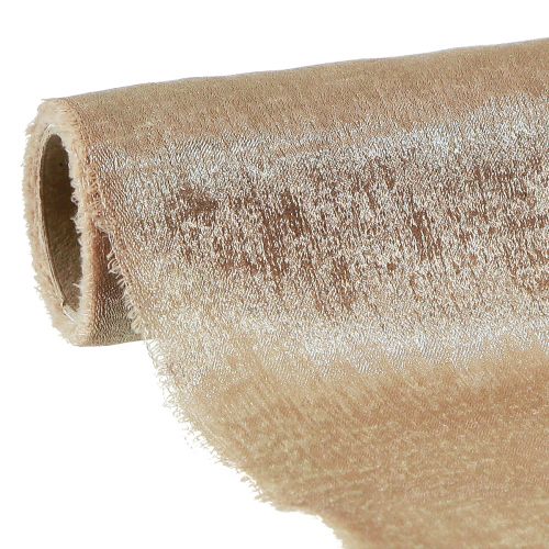 Artikel Bordbånd guld beige flosset vintage B47cm L1,5m