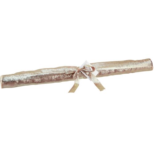 Artikel Bordbånd guld beige flosset vintage B47cm L1,5m