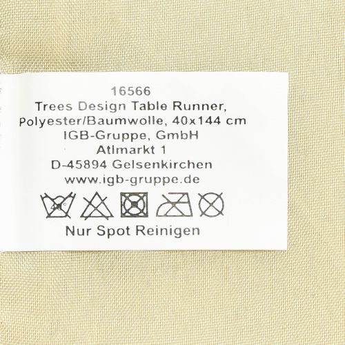 Artikel Bordløber julegrantræer grønne 140x41,5cm