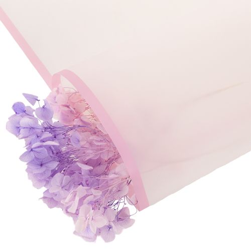 Transmatt Pink Vådbestandig Blomsterfolie 57 cm Tilskåret til Buketter 20 stk. | Floristik24.dk