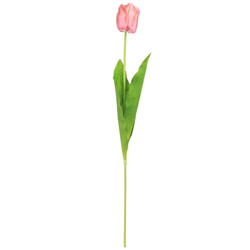 Artikel Tulipan kunstig blomst rød, orange kunstig forårsblomst H67cm