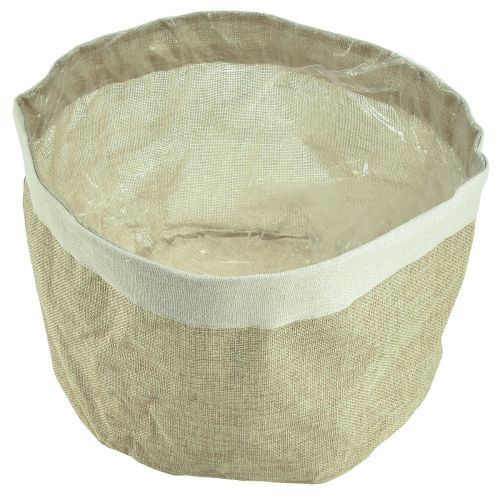 Artikel Plantekasse Jute Stofkurv Natural Utensilo Ø26cm H21cm 3stk